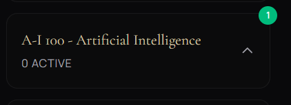 Notification in project list
